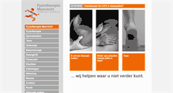 Desktop Screenshot of fysiotherapiemeerzicht.nl